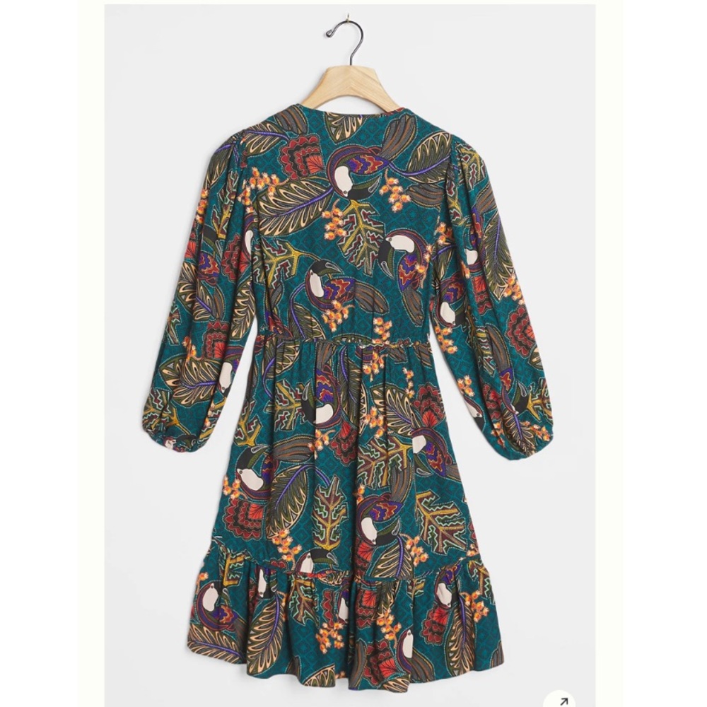 ANTHROPOLOGIE Farm Rio Ariyah Mini Dress, size XS - Picture 2 of 5